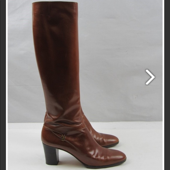 Salvatore Farragamo High Heel Boots (650) - Picture 4 of 12